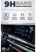 Resim S-dizayn Hyundai Tucson 9h Nano Gösterge Ve Multimedya Ekran Koruyucu 2'li Set 12.3 İnç Parlak 2024-2025 A+ Kalite 9H Nano Ekran Koruyucu 