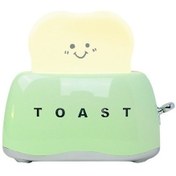 Resim Metabagua Eğlenceli Ekmek Kızartma Makinesi Gece Lambası E6kxzr Açık Yeşil 