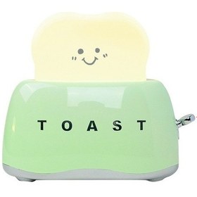 Resim Metabagua Eğlenceli Ekmek Kızartma Makinesi Gece Lambası E6kxzr Açık Yeşil 