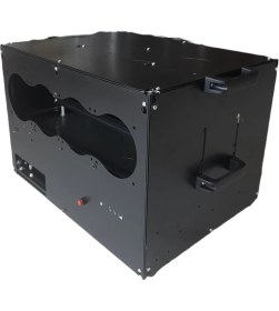 Resim RigBu Kapalı Mining Rig Kasası SK53 Fanlı Siyah 