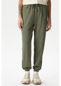 Resim Lacoste Women's Jogger Fit Pant Kadın Dokuma Eşofman Altı Haki Haki 