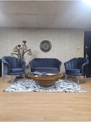 Resim ZAFİR İstiridye Takım Krom Kaplama Telli Ayak Çay Seti Koltuk Takımı 