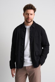 Resim Alexander Gardi ALEXANDERGARDI Düğmeli Cep Detaylı Erkek Denim Ceket (EC-J53-01) 