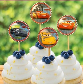 Resim Arabalar Cars Şimşek Mcqueen Karakterli İyi Ki Doğdun Banner Tüm Yaşlar 