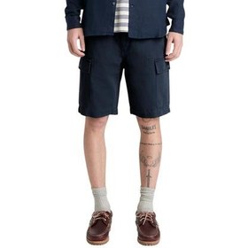 Resim Timberland Brooklıne Cotton Linen Cargo Short Erkek Şort Ve Kapri Lacivert 
