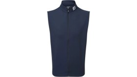 Resim Footjoy Erkek Tam Fermuarlı Yelek 88456 Lacivert %88 Polyester %12 Spandex ile Konforlu Hava Koşulları 