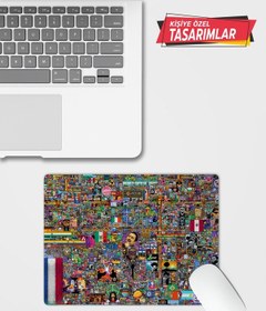 Resim Pixel Art Twitch Özel Baskılı Mouse Pad 28x40 Cm Mousepad 