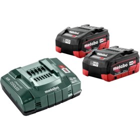 Resim Metabo 18V 5.5 Ah LiHD Akü Başlangıç Seti - 685122000 (2 Akü ve Şarj Cihazı İçerir) 