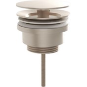 Resim VitrA Origin Basmalı Lavabo Süzgeci Fırçalı Nikel A4514934 