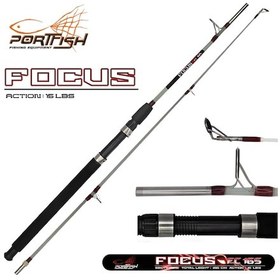 Resim Portfish Focus 300 Cm Vidalı Dolgu Tekne Kamışı 15 Lbs (549145614) 