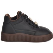 Resim Guja Siyah İçi Polarlı Soğuğa Dayanıklı Kadın Sneaker Çok Renkli 