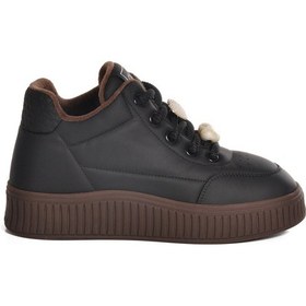 Resim Guja Siyah İçi Polarlı Soğuğa Dayanıklı Kadın Sneaker Çok Renkli 