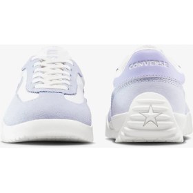 Resim Converse Run Star Trainer Beyaz Deri Sneaker | Unisex 