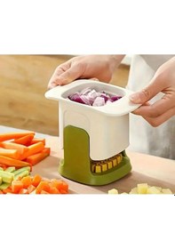 Resim Dayanıklı Pratik Sebze Doğrayıcı Beyaz 