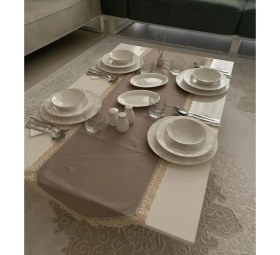 Resim Oğuzlar Mobilya 6 Kişilik Yer Sofrası 