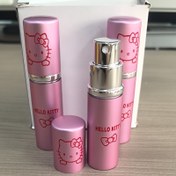 Resim 1 adet Sanrio HELLO KITTY doldurma şişesi sevimli parfüm spreyi şişesi sıvı kozmetik şişesi, parfüm toneri suyu ve diğer sıvıları doldurmak için uygun 10 ml 