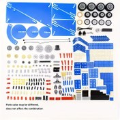 Resim 396 parça, 9686 set, Okul Öğrencileri için Teknik Parçalar Çoklu Teknoloji Programlama Eğitici Yapı Blokları, Kendin Yap yapı bloğu oyuncak, MOC mekanik dişli montajı, Yeni Yıl Günü/Noel hediyesi 