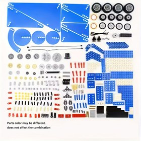 Resim 396 parça, 9686 set, Okul Öğrencileri için Teknik Parçalar Çoklu Teknoloji Programlama Eğitici Yapı Blokları, Kendin Yap yapı bloğu oyuncak, MOC mekanik dişli montajı, Yeni Yıl Günü/Noel hediyesi 