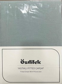 Resim Özdilek Colurist Lastikli Fitted Tek Kişilik Çarşaf Takımı 100 X 200 +30 Cm 30 Cm Yükseklik Çağla Çok Renkli 
