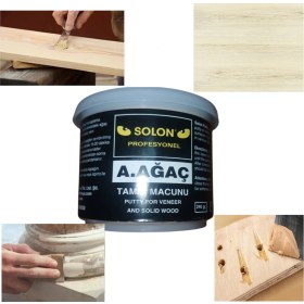 Resim Solon Çok Amaçlı Ahşap Parke Masa Sehpa Çizik Çok Amaçlı Tamir Dolgu Macunu Akçaağaç 240 Gr 