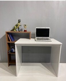 Resim Bicabin Bicabin Casablanca Raflı Çalışma Masası (Barok/Beyaz) 