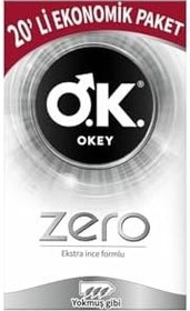 Resim Okey Zero 20'Li Prezervatif Ekonomik Paket 