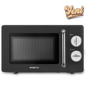 Resim Kumtel HM-09 20 L Siyah Retro Mikrodalga Fırın 