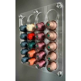 Resim My1 Company Nespresso Uyumlu Kahve Kapsül Tutucu - Kutusu - Düzenleyici-Mıknatıslı 
