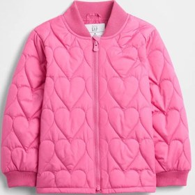 Resim GAP Kız Bebek Kapitone Bomber Mont Pembe - Pembe / 3 Yaş 