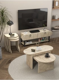 Resim Ayakkabılık Ahşap 2 Kapaklı Metal Raflı 4 Katlı Çok Amaçlı Atlantik Çam Beyaz 