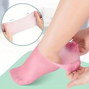 Resim 2 Adet Silikon Nemlendirici Ayak Çorapları, Çatlak Ayaklar için Ayak Kılıfları Ayak Bakımı Çorapları Masaj Nemlendirici Jel Çorapları Pedikür Çorapları Aletleri - Anneler Günü Hediyesi 
