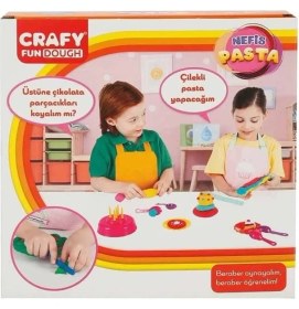 Resim Eco Lounge Crafy Nefis Pasta Oyun Hamur Seti 200 G 17 Parça 