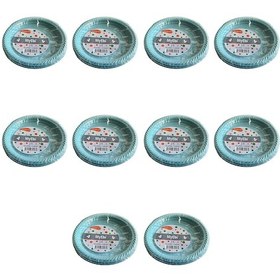 Resim Kullan At Renkli Turkuaz Parti Davet Plastik Tabak - 17 Cm. - 25 Adetlik 5 Paket 