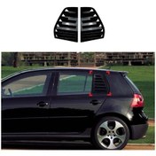 Resim Vw Golf 5 Kelebek Cam Vizörü Piano Black 2003-2009 