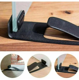 Resim Porsima Yapışkanlı Kapı Stoperi Kapı Durdurucu Plastik Kapı Altı Takozu 