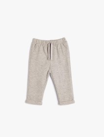 Resim Erkek Bebek Basic Jogger Eşofman Altı Beli Lastikli 
