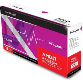 Resim Sapphire RX 7700 XT Pulse 11335-04-20G 192 Bit GDDR6 12 GB Ekran Kartı Outlet 