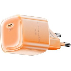 Resim Wiwu Wi-g037 Jade Dynamic Serisi Avs Özellikli Gan Tech Pd Şarj Başlığı 60w Turuncu 