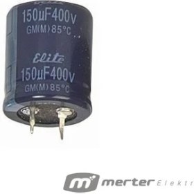 Resim Powermaster 150 Μf 400 Volt Tel Bacak Kondansatör 