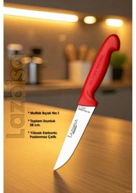 Resim Silver Serisi Mutfak Bıçak Seti Et Ekmek Sebze Bıçağı 3 Lü Set Hds-77 Kırmızı 