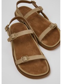 Resim Camper Lluc Sandal Kadın Deri Sandalet K201883-004 Kahverengi 