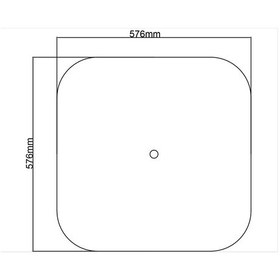 Resim Motifpiyer Lamba Tavan Göbeği-135-kare-oval-56x56cm-2adet 