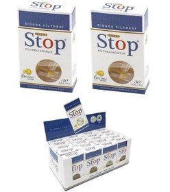 Resim Stop Filtreli Ağızlık Sigara Filtresi 30 lu x 20 Paket 