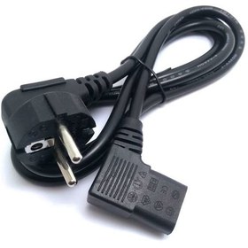 Resim C13 Power Kablo 3X0.75 90 Derece Dirsek 1.8 Metre Güç Elektrik 