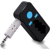 Resim giyitec Android Ios Uyumlu Bluetooth Aux Araç Kiti 