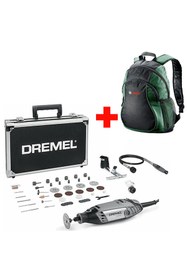 Resim Dremel 3000-3 /45 130 W Elektrikli Çok Amaçlı El Motoru - F0133000vf Bosch Sırt Çantası 