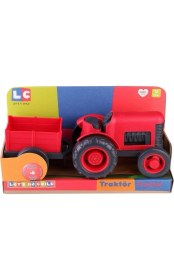 Resim Lc - Römorklu Sürtmeli Plastik Traktör LC-30878 