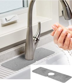 Resim Genel Markalar Evye Mutfak Lavabo Bataryası Musluk Altı Su Emici Matı Su Sızdırmaz Önleyici Mat 
