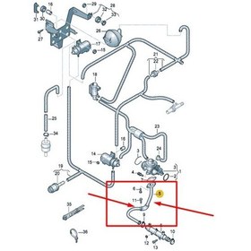 Resim Betto B20115 Egr Borusu 2.5 Tdı Axd Axc Transporter T5 03 10 