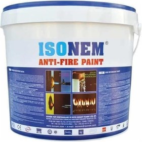 Resim İsonem Antifire Paint Yangın Geciktirici Boya 18 Kg Beyaz 